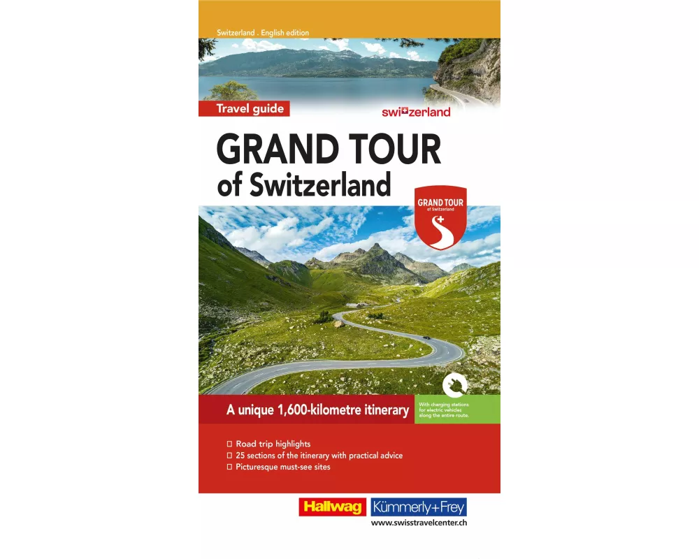 Hallwag Reiseführer Grand Tour of Switzerland, englische Ausgabe