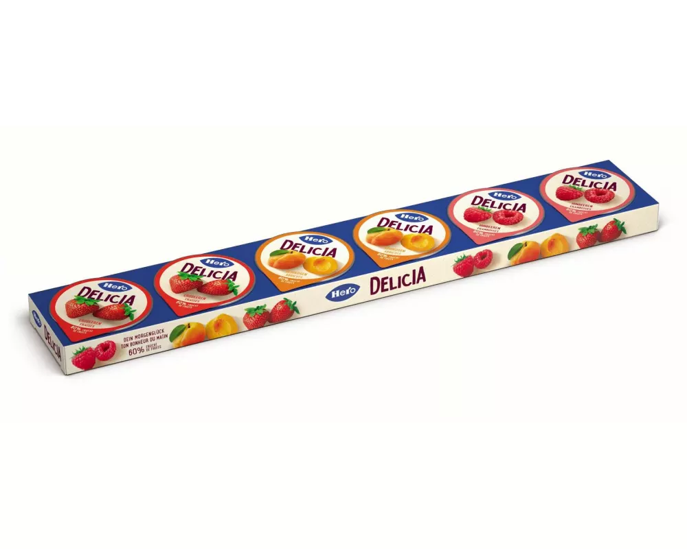 Hero Delicia Konfitüre assortiert 6 x 25 g