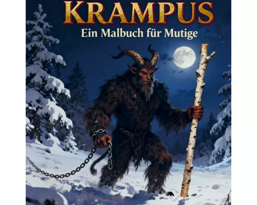 Krampus ein Malbuch für mutige Kinder