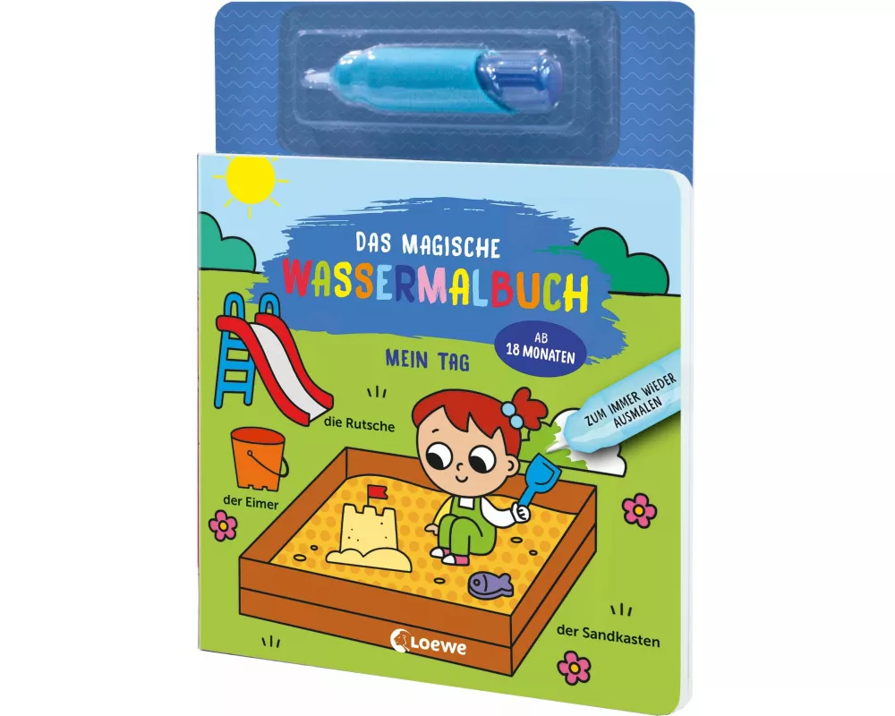 Das magische Wassermalbuch - Mein Tag
