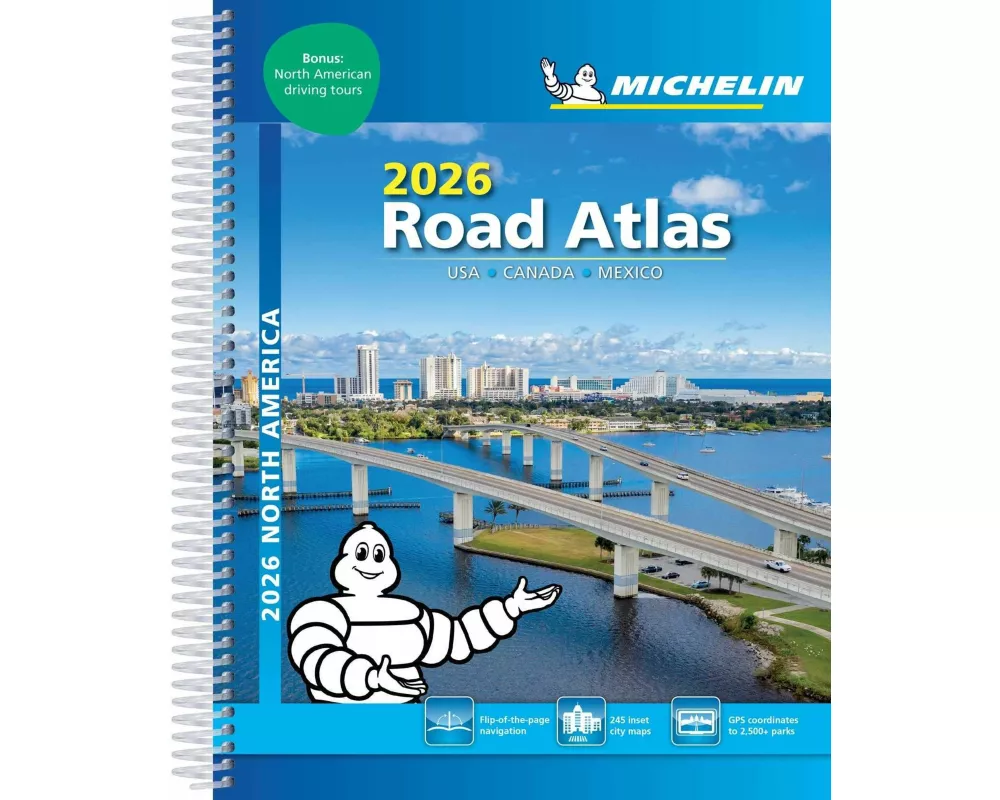 USA Canada Mexico - 2026 Road Atlas (A4-Spiral)