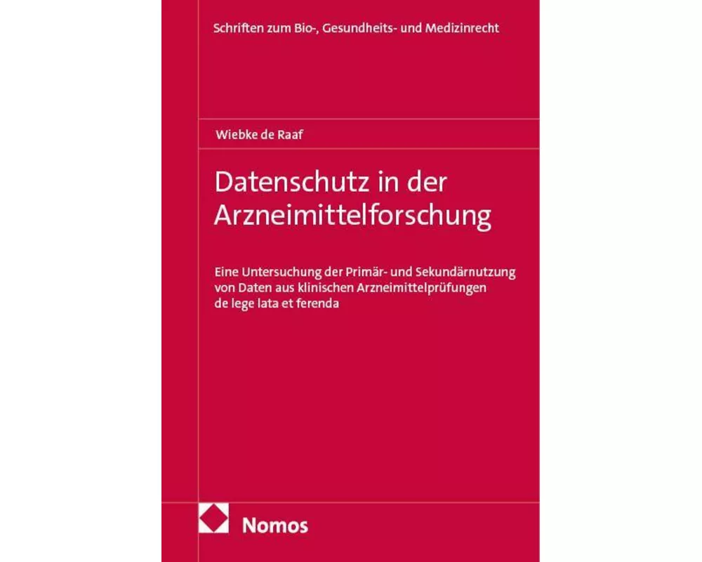 Datenschutz in der Arzneimittelforschung