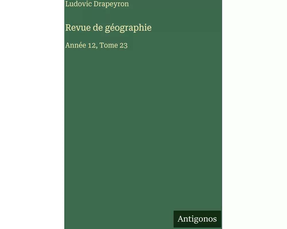 Revue de géographie