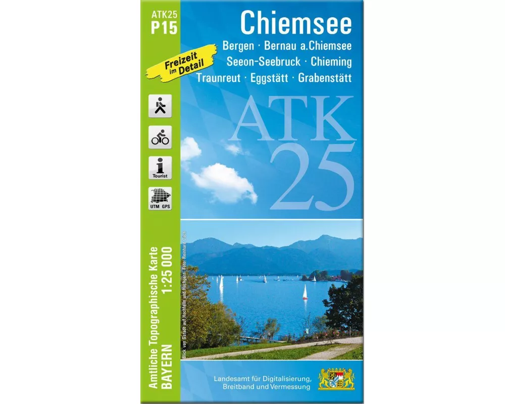 ATK25-P15 Chiemsee (Amtliche Topographische Karte 1:25000)