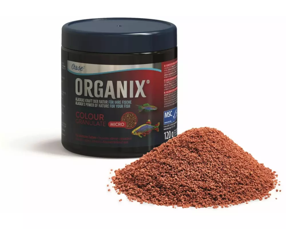 OASE Farbfutter Organix Micro Colour Granulate, 120 g