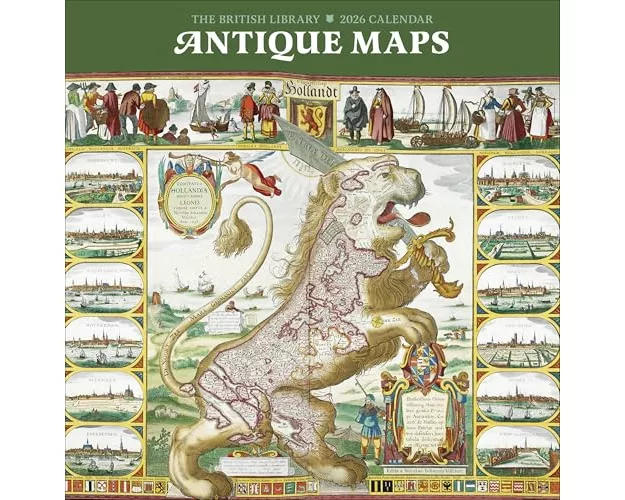 Antique Maps 2026 Wall Calendar