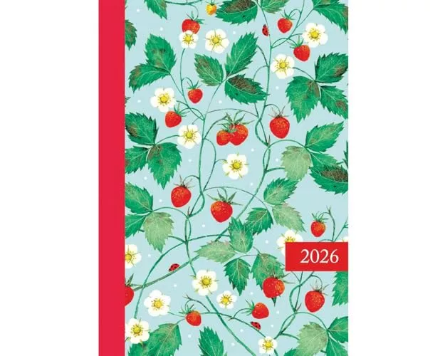 Strawberry Floral A6 Diary 2026
