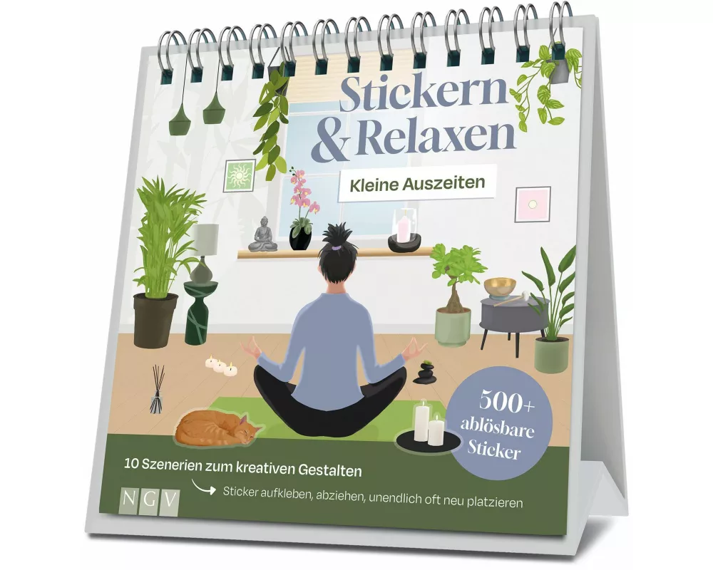 Kleine Auszeiten - Stickern & Relaxen