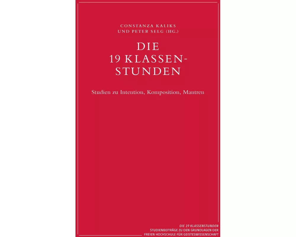 Die 19 Klassenstunden
