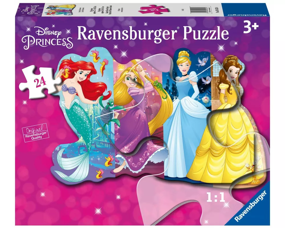 Kinderpuzzle 24 Teile - Disney Prinzessinnen - Schöne Prinzessinnen