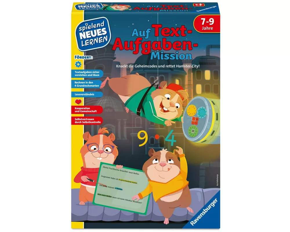 Auf Textaufgaben-Mission - Lernspiel ab 7 Jahre
