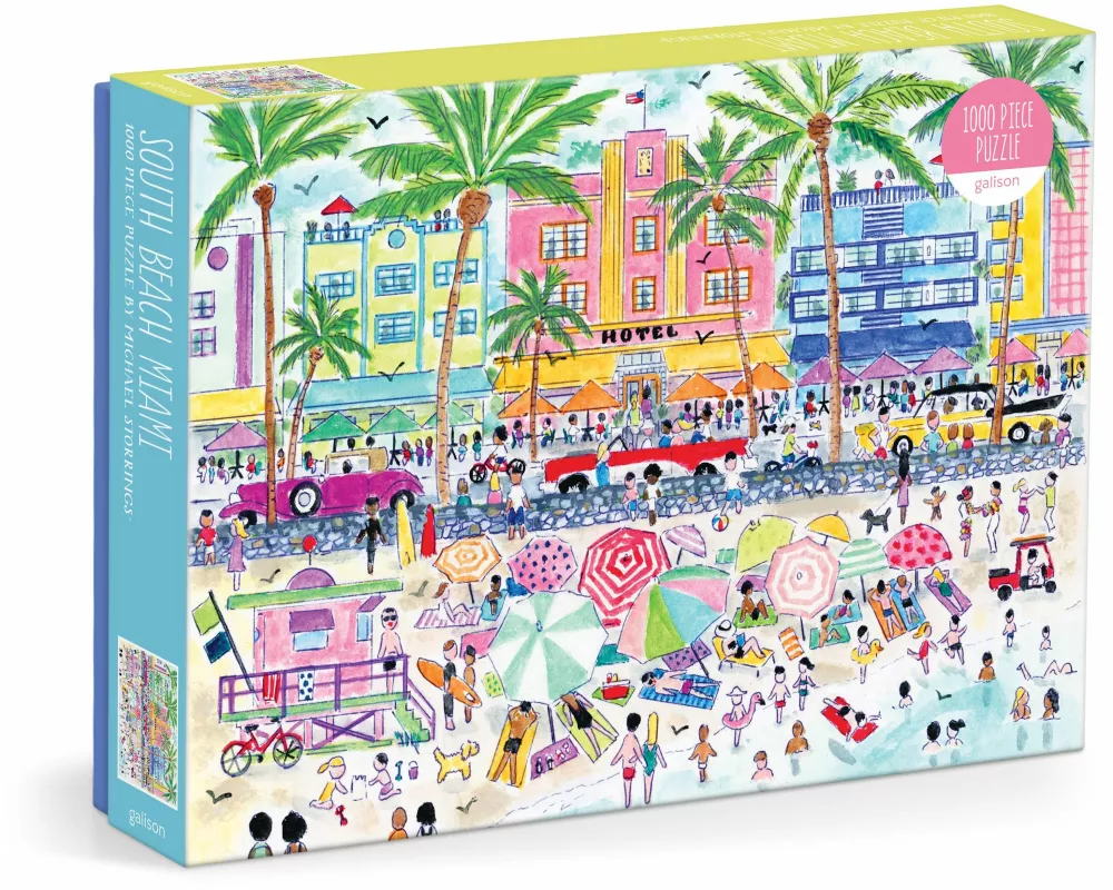 Michael Storrings South Beach Miami 1000 Piece Puzzle
