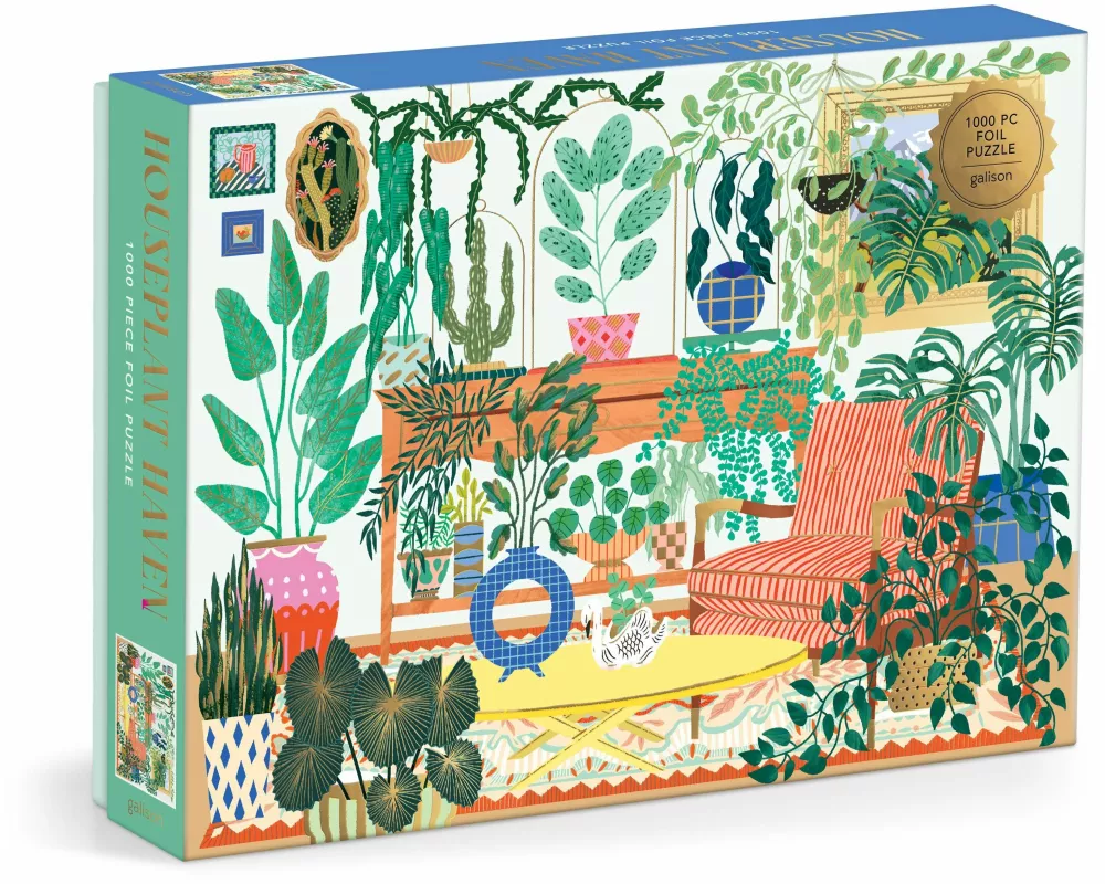 Houseplant Haven 1000 Piece Foil Puzzle