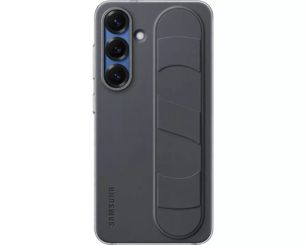 Samsung Back Cover Standing Grip Galaxy S25 Schwarz
