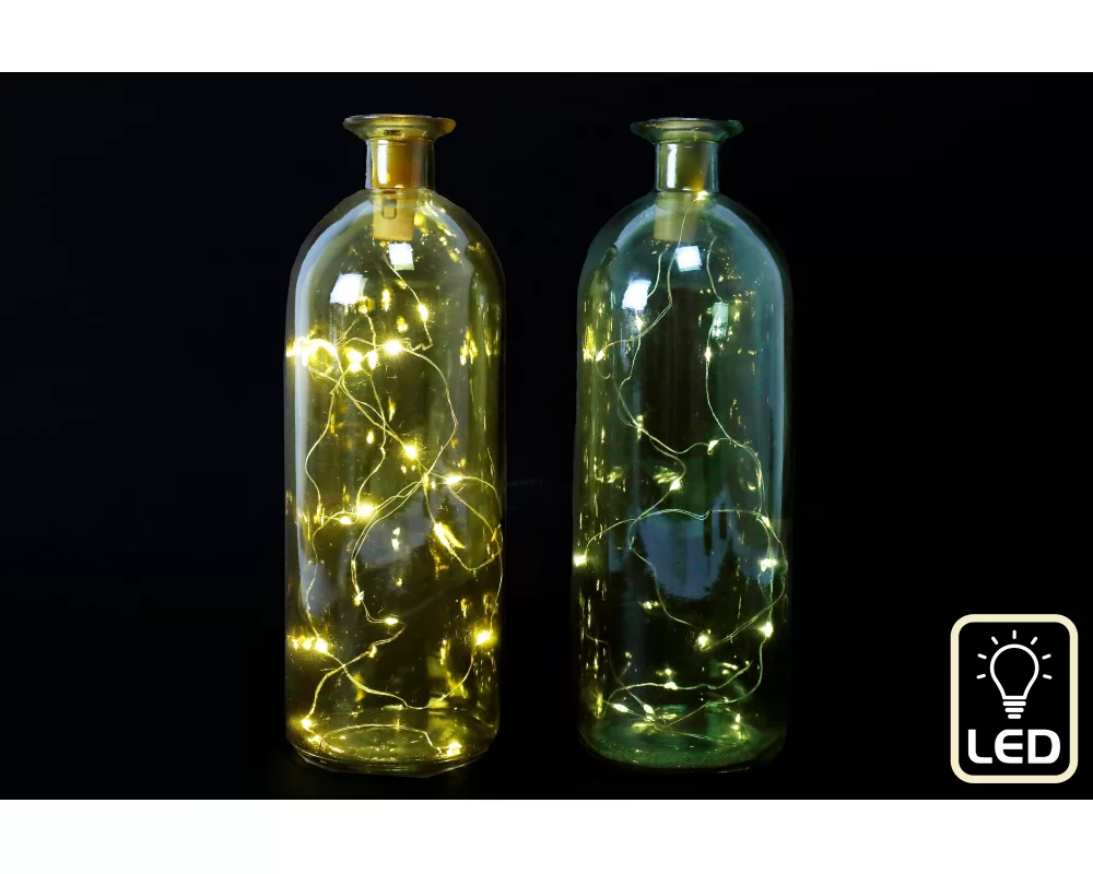 ROOST Flasche Deco LED OR6381 mit LED 9x26cm