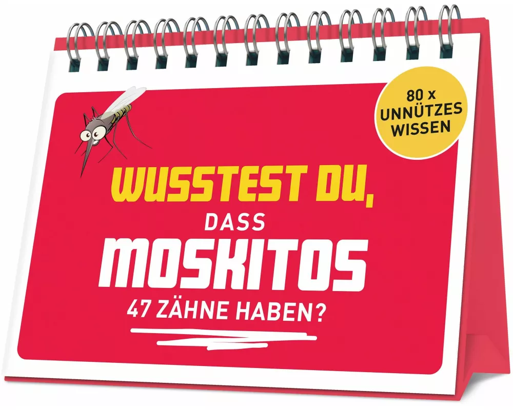 Wusstest du, dass Moskitos 47 Zähne haben?
