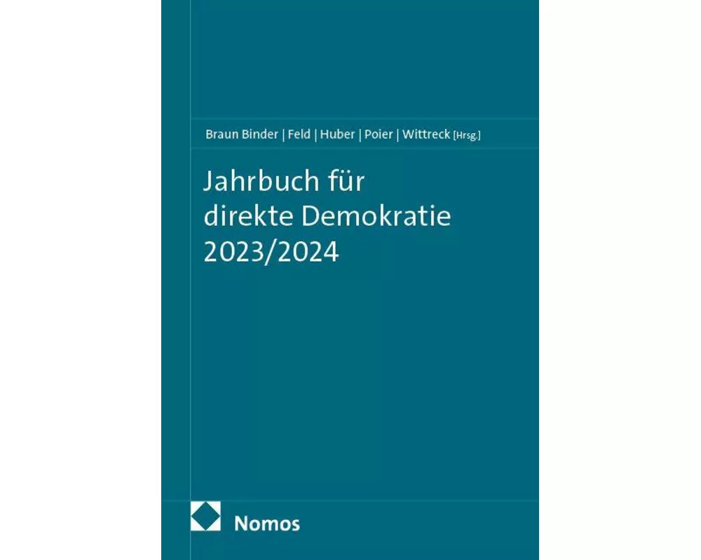 Jahrbuch für direkte Demokratie 2023/2024
