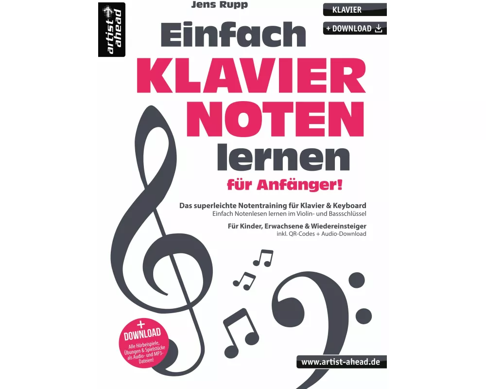 Einfach Klaviernoten lernen für Anfänger!