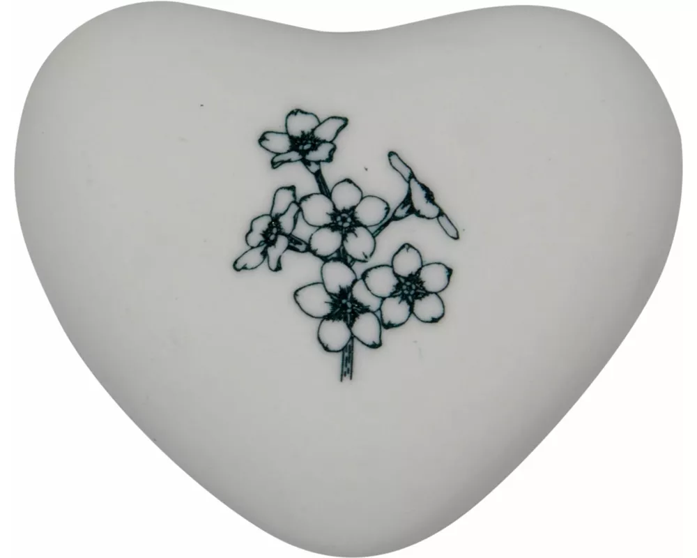 Handschmeichler Porzellan - Vergiss mein nicht