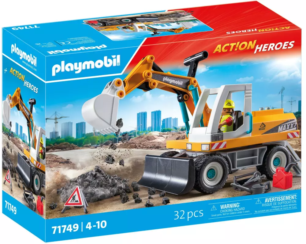 Playmobil Action Heroes Grosser Bagger 71749
