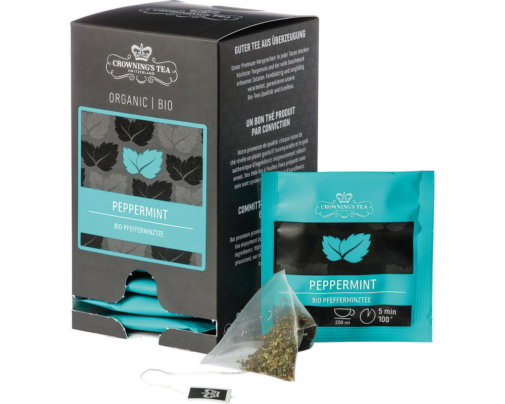 CROWNING'S Bio Peppermint 105551 Pyramide 1.5g, 15 Stk.