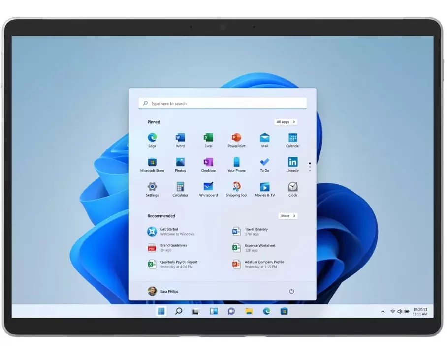 MICROSOFT Surface Pro8 Intel Core i5-1145G7 13 inch 8GB 256GB LTE W11P Platinum