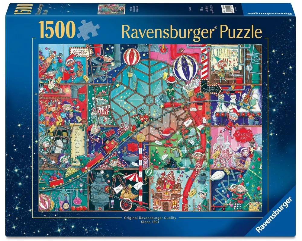 Erwachsenenpuzzle 1500 Teile - Die Elfenfabrik