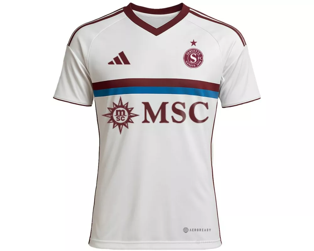 Servette FC Jersey Away 25/26 M, Weiss