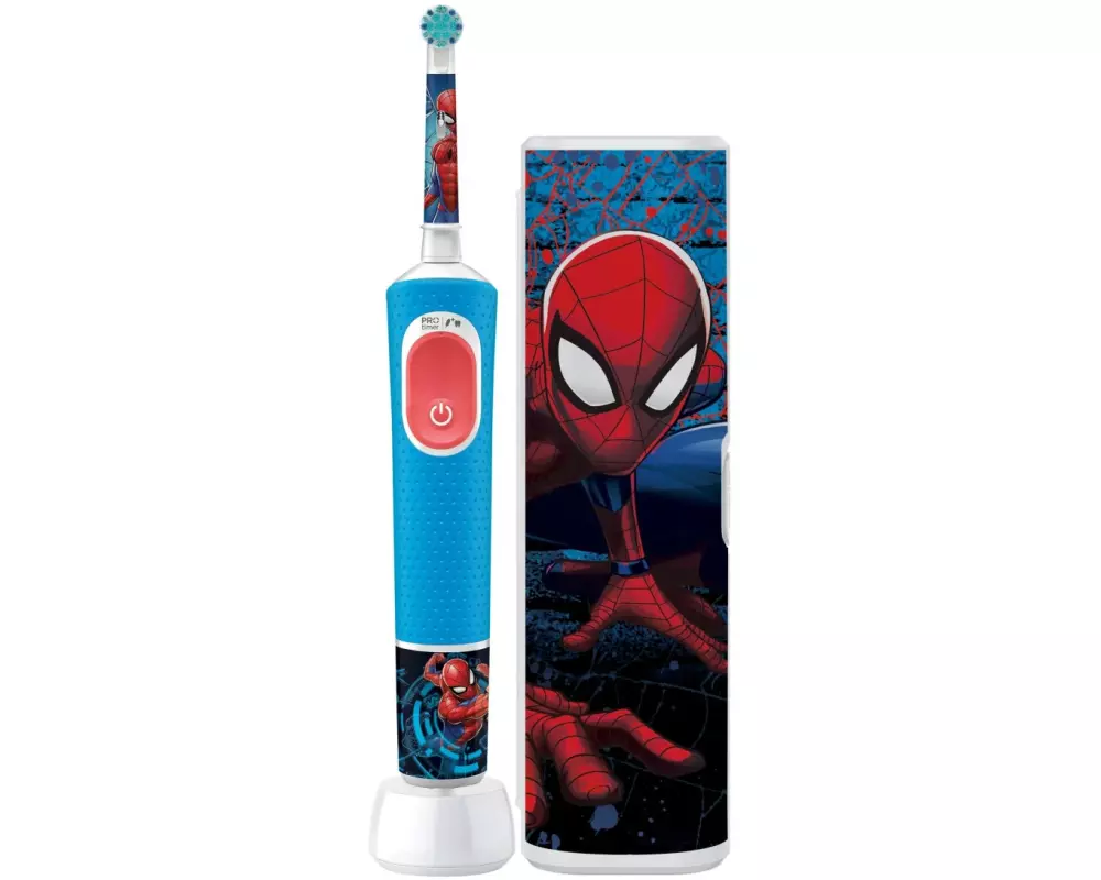 Oral-B Rotationszahnbürste Vitality Pro 103 Kids Spider Blau