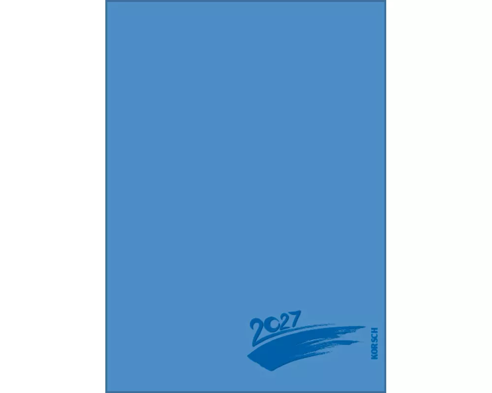 Foto-Malen-Basteln Bastelkalender A5 blau 2027
