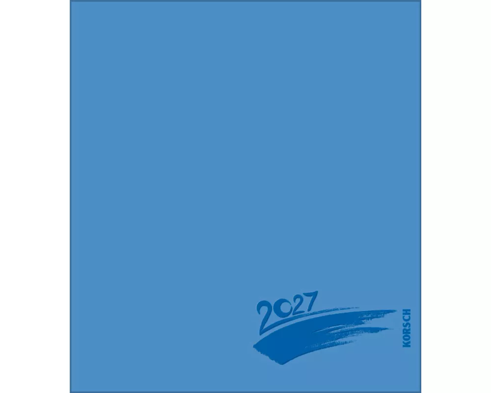 Foto-Malen-Basteln Bastelkalender blau 2027