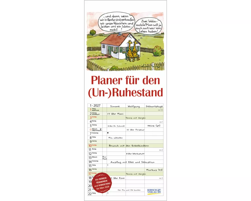 Planer für den (Un-)Ruhestand 2027
