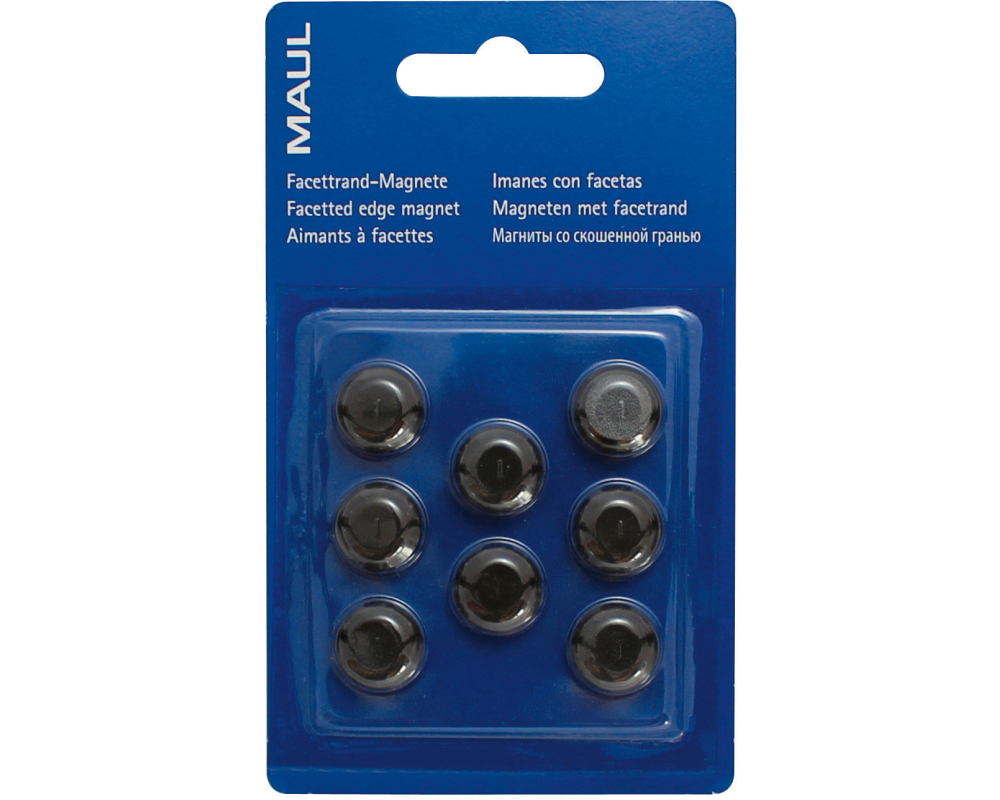MAUL Magnete 15mm 6175290 schwarz 8 Stück