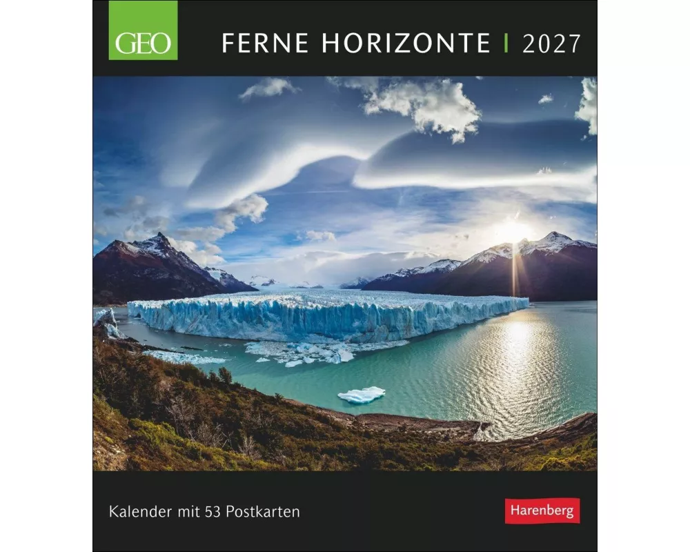 GEO Ferne Horizonte Postkartenkalender 2027 - Wochenkalender mit 53 Postkarten