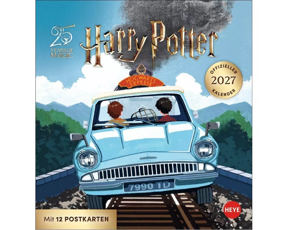 Harry Potter Postkartenkalender 2027