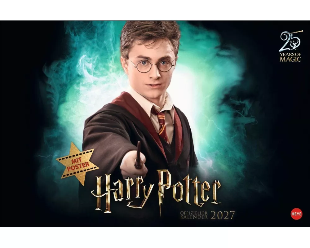Harry Potter Broschur XL Kalender 2027