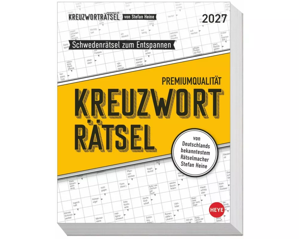 Stefan Heine Kreuzworträtsel Tagesabreißkalender 2027