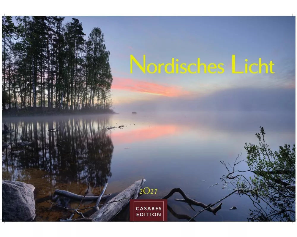 Nordisches Licht Kalender 2027 - Wandkalender | Fotokalender Naturkalender 24x35cm- mit 12 faszinierenden Fotografien von Landschaften im mildem, nord