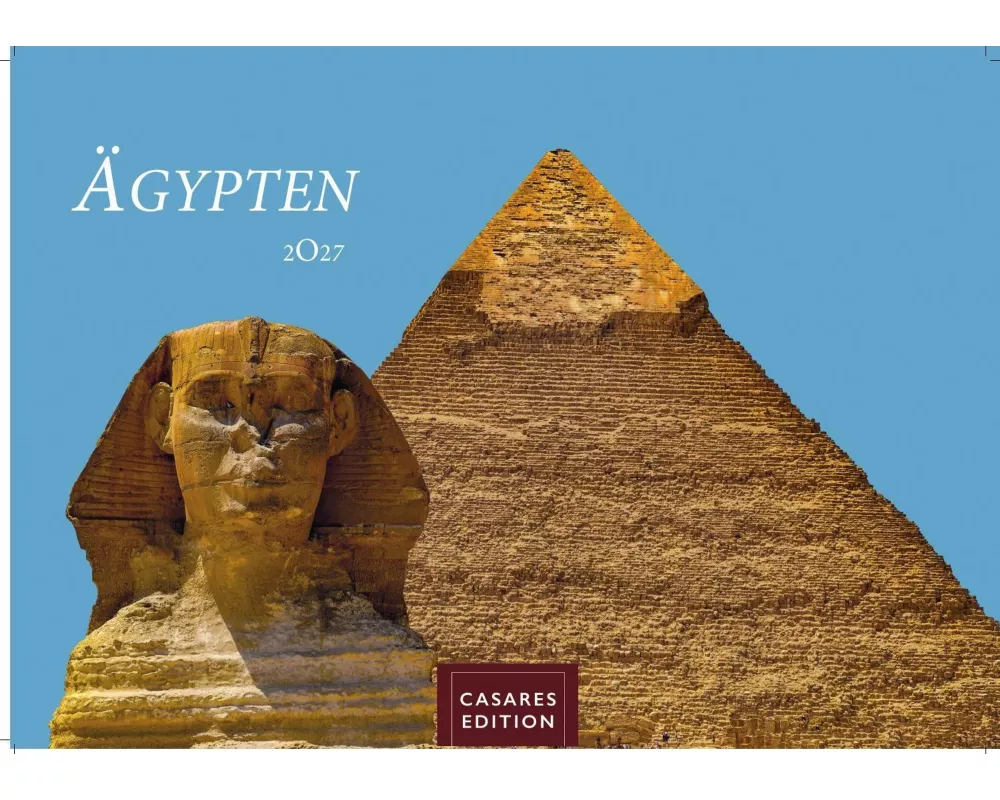 Ägypten Kalender 2027 - Wandkalender | Fotokalender Afrika 35x50 cm - mit atemberaubenden Fotos der Pyramiden, Sphinx, Luxor & mehr