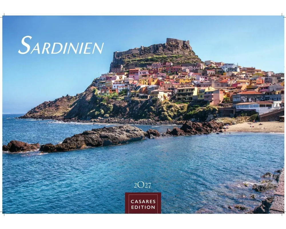 Sardinien Kalender 2027 - Wandkalender | Fotokalender Italien 35x50cm - mit 12 traumhaften Fotos von Stränden , Buchten & Natur der Mittelmeerinsel