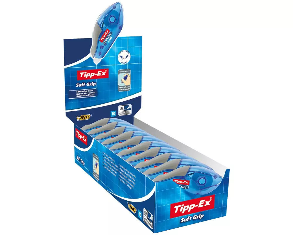 Tipp-Ex Korrekturroller Soft Grip 4.2 mm, 10er Box
