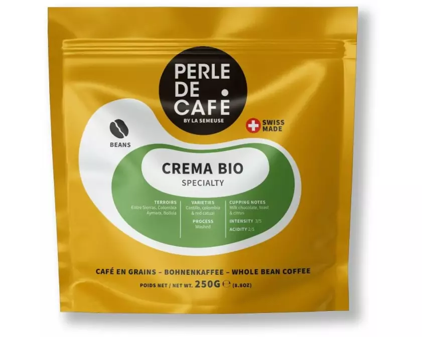 PERLE DE CAFÉ Kaffeebohnen Crema Bio 250 g