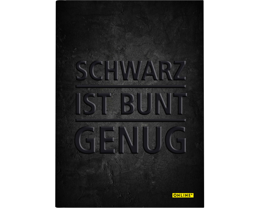 ONLINE Kladde Schwarz A5 10126/6 80g, dotted 96 Blatt