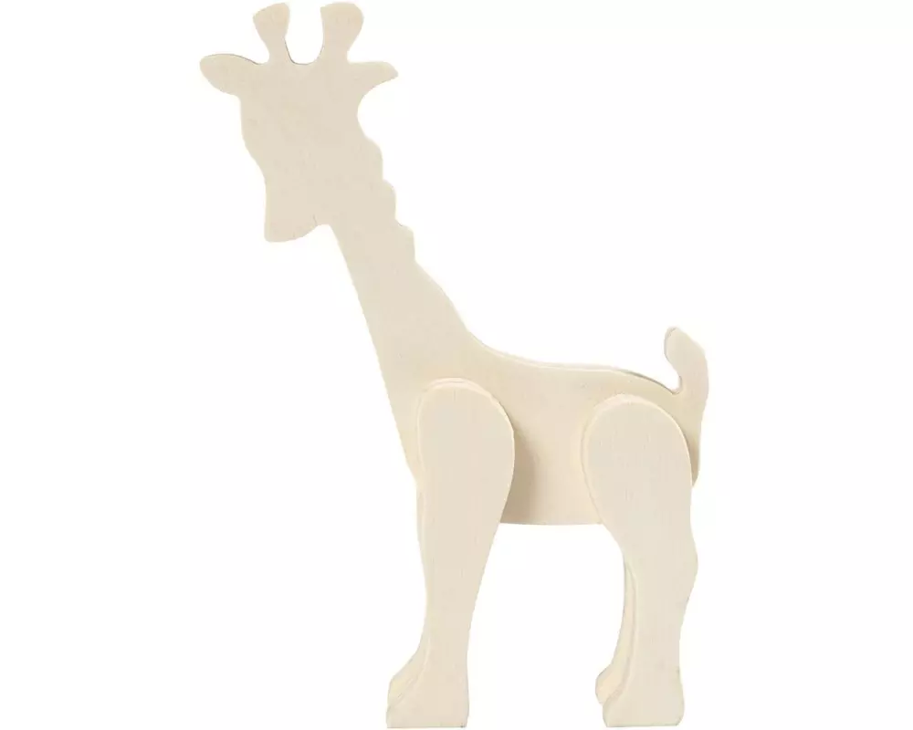 Creativ Company Holzartikel Tierfigur Giraffe 19 x 14 cm