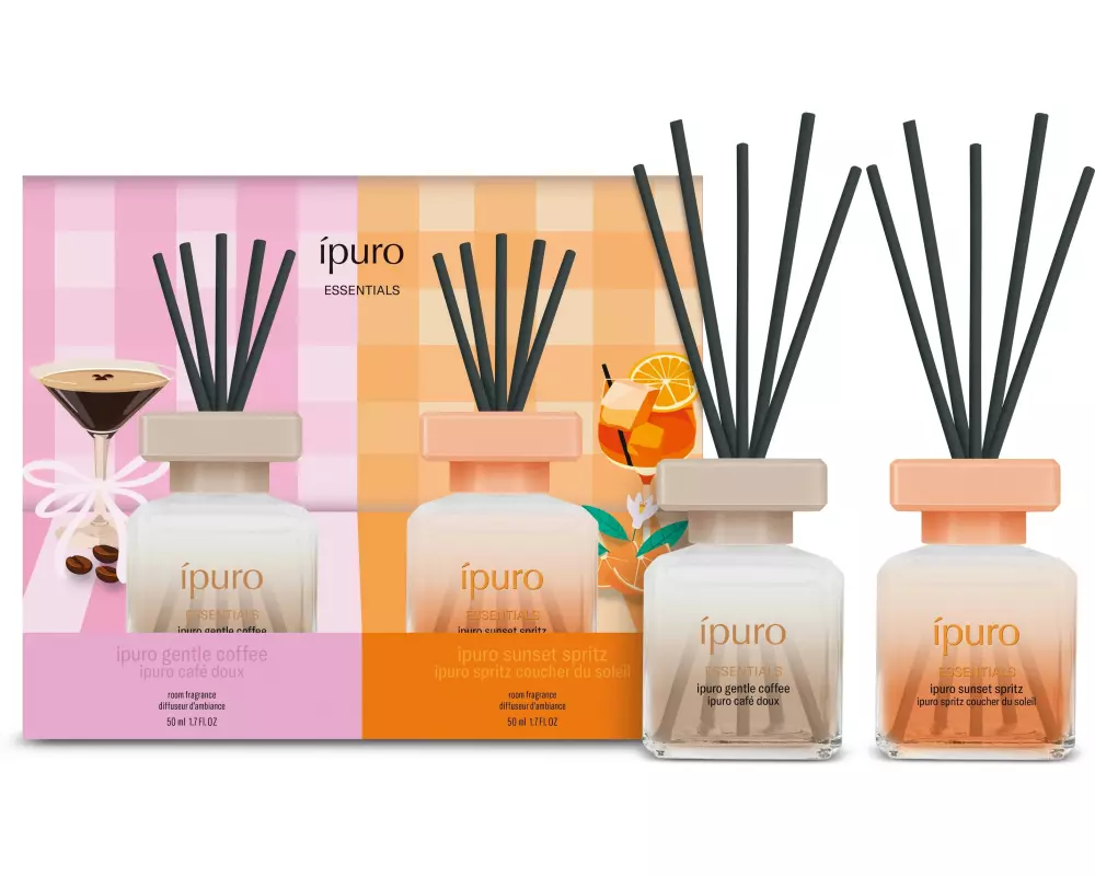 ipuro Duftstäbchen Gentle coffee & Sunset spritz 2 x 50 ml