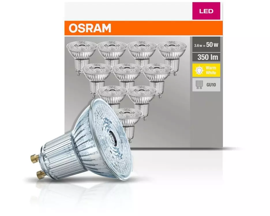 OSRAM Lampe Base, 36° 4.3W, GU10 Warmweiss (WW)