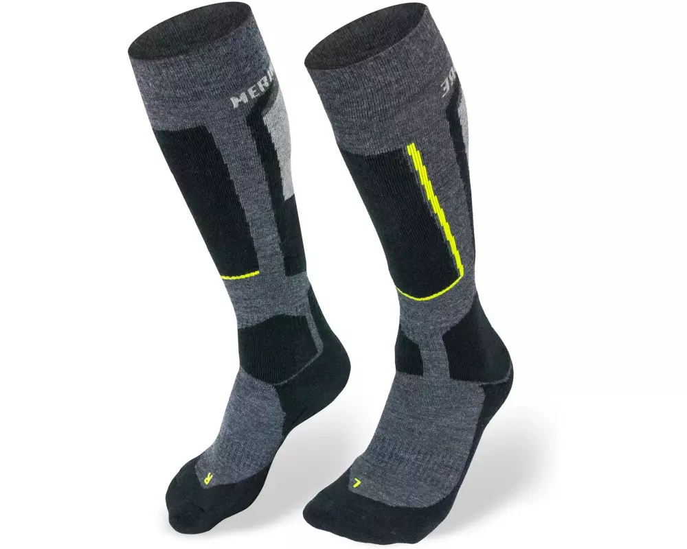 Merino & More Wandersocken Unisex 45-47, Grau