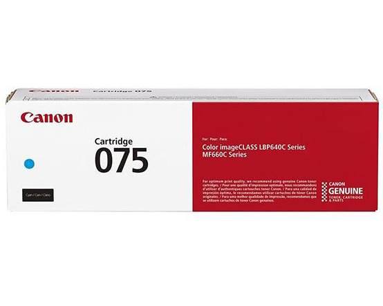 Canon 075 C Original Laser Toner Cartridge