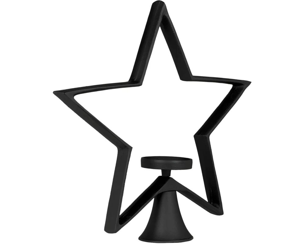 EGLO Weihnachtswindlicht Stern Mukayle 41.5 cm, Schwarz