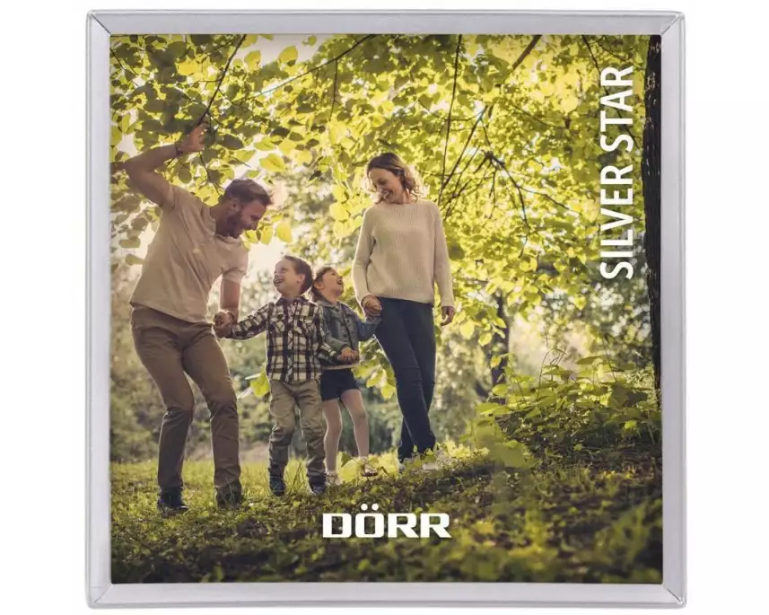 Dörr Bilderrahmen Silver Star Roma, Silber 15 x 15 cm